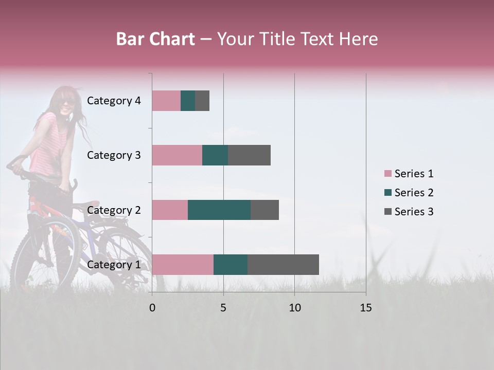 Beautiful Grass Blue PowerPoint Template