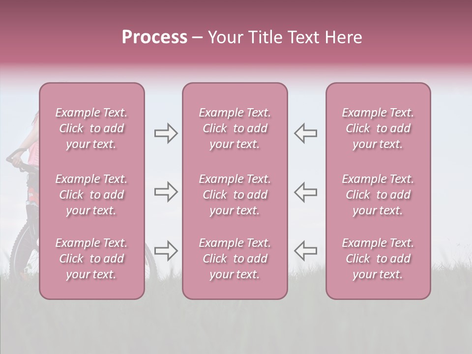 Beautiful Grass Blue PowerPoint Template