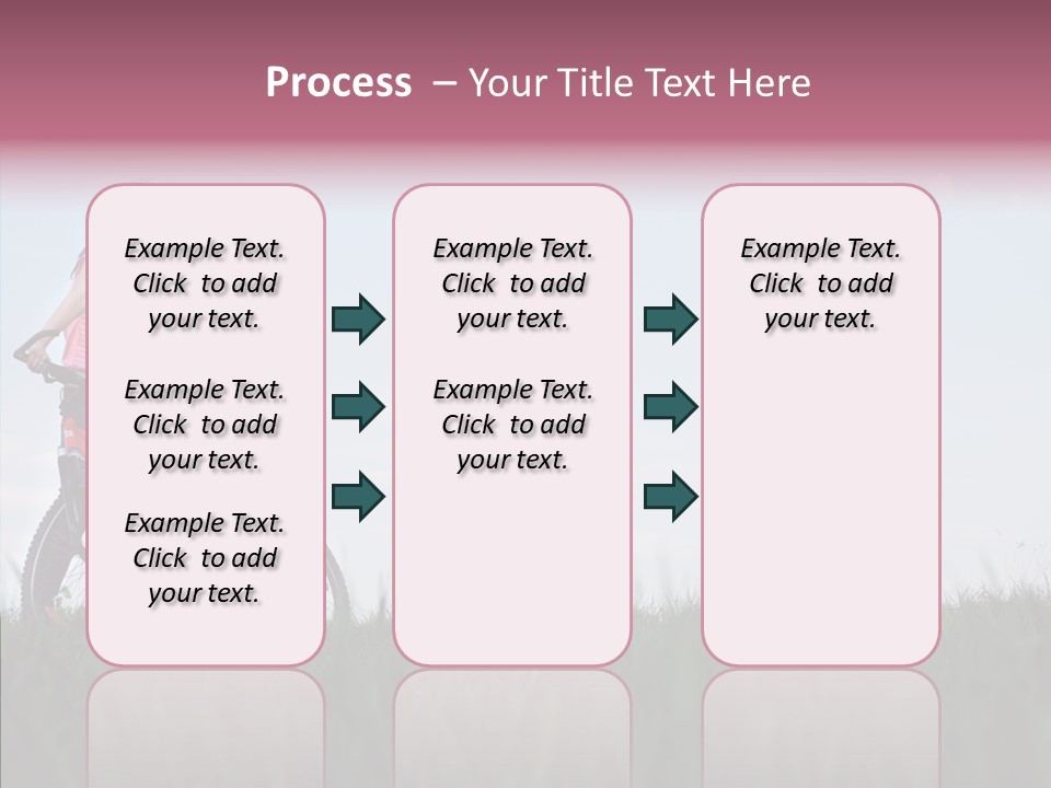 Beautiful Grass Blue PowerPoint Template