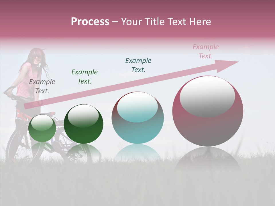 Beautiful Grass Blue PowerPoint Template