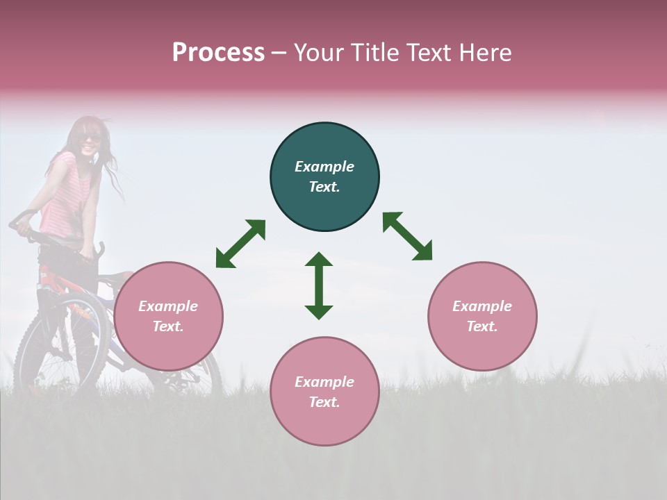Beautiful Grass Blue PowerPoint Template