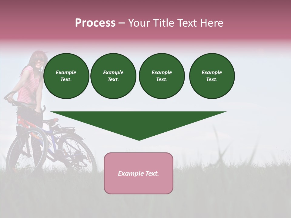 Beautiful Grass Blue PowerPoint Template