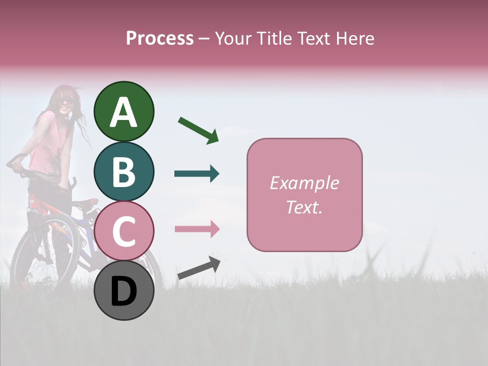 Beautiful Grass Blue PowerPoint Template