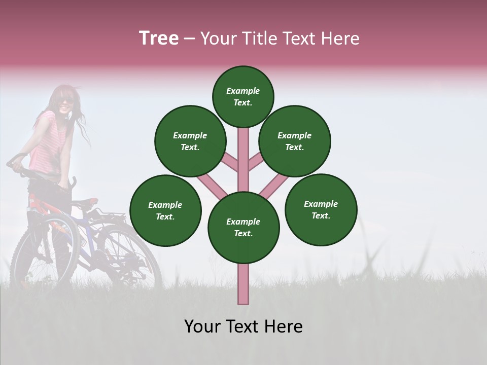 Beautiful Grass Blue PowerPoint Template