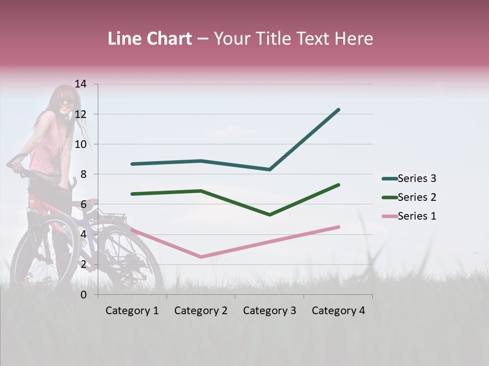 Beautiful Grass Blue PowerPoint Template
