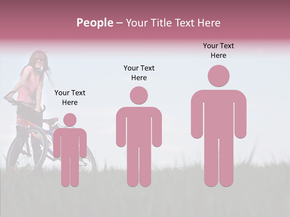 Beautiful Grass Blue PowerPoint Template