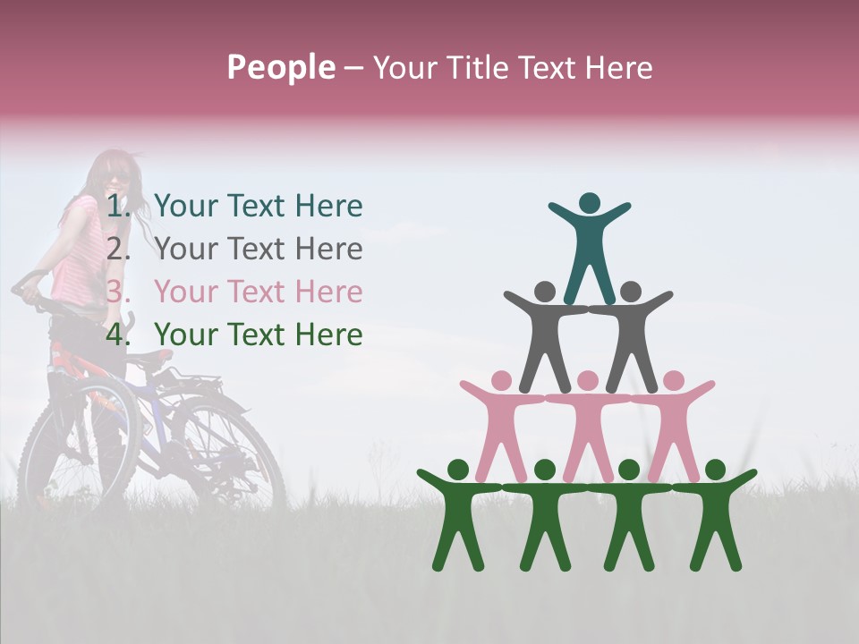 Beautiful Grass Blue PowerPoint Template