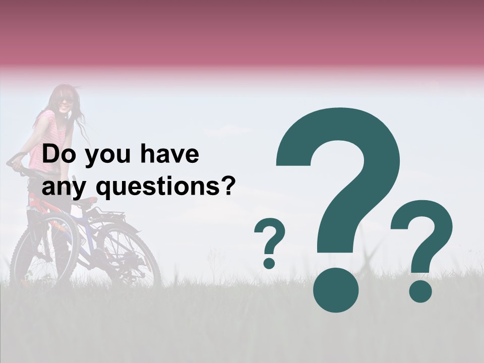 Beautiful Grass Blue PowerPoint Template