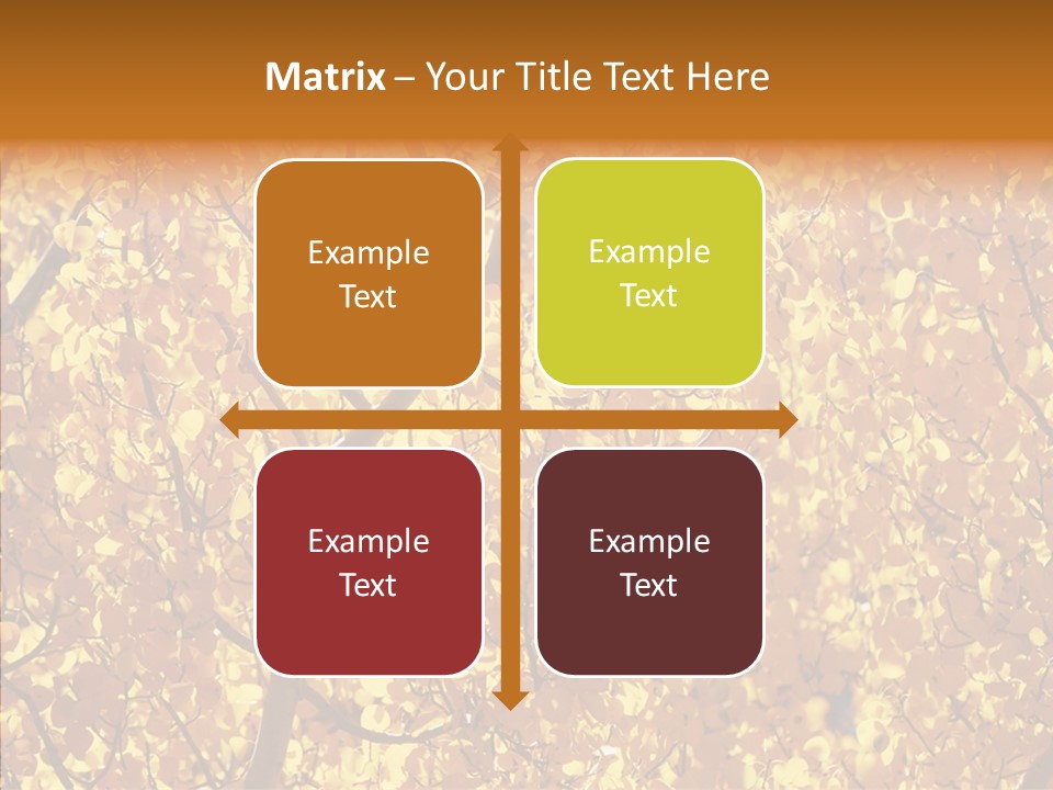 Trees Leaves California PowerPoint Template