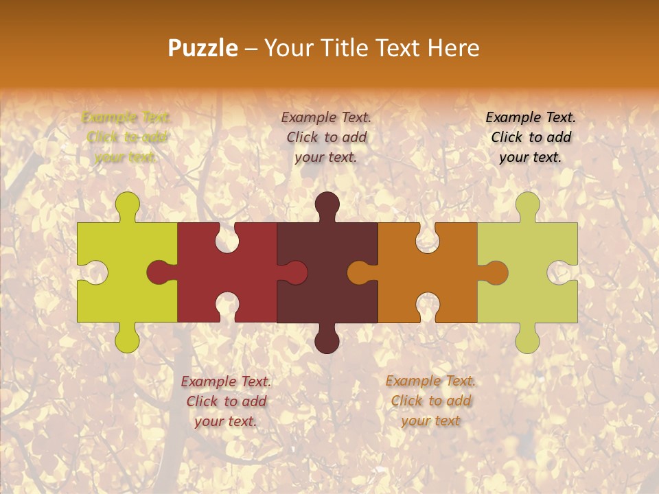 Trees Leaves California PowerPoint Template