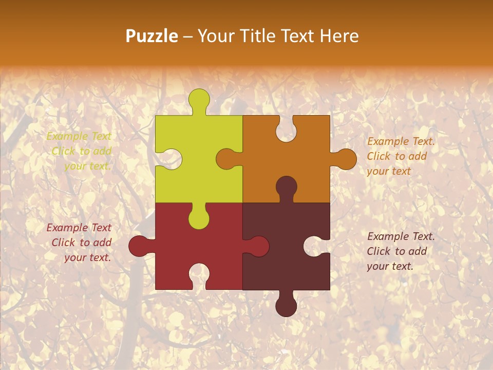 Trees Leaves California PowerPoint Template