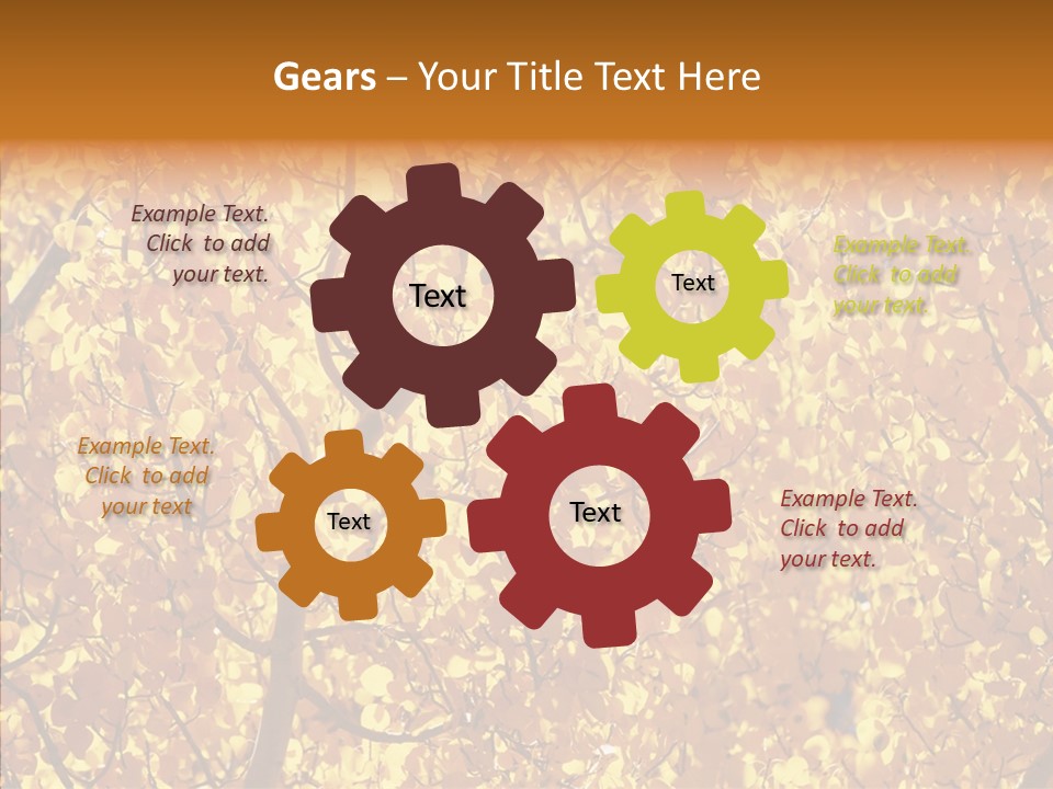 Trees Leaves California PowerPoint Template