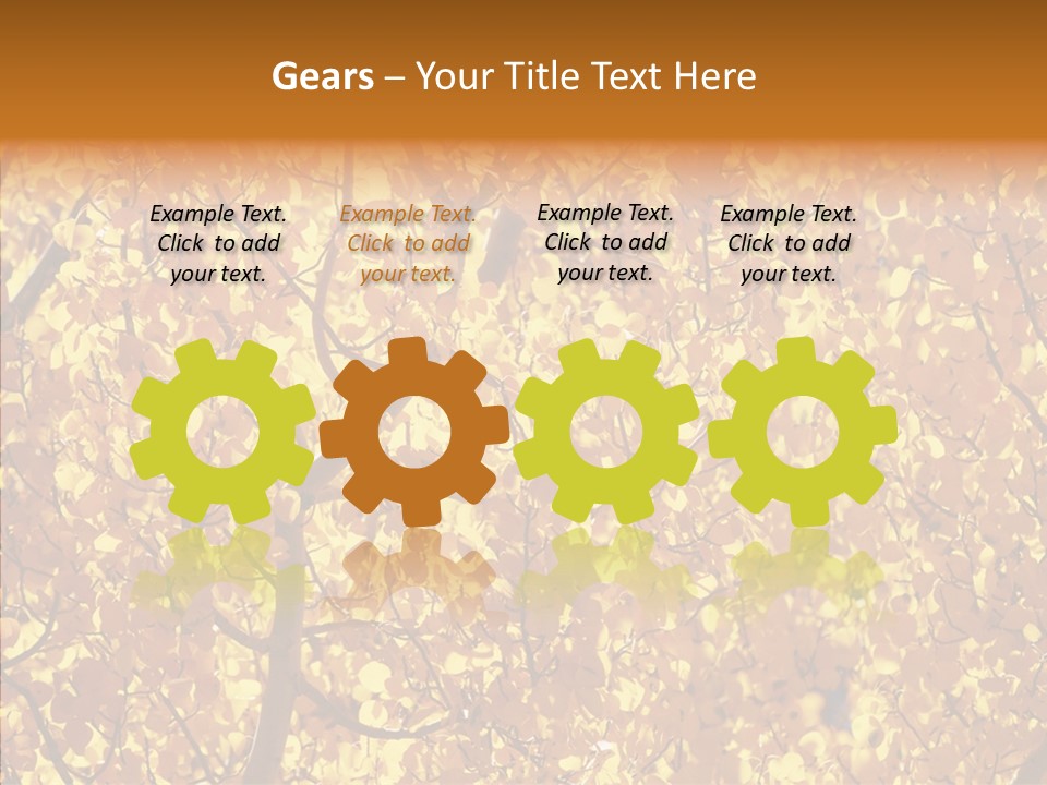 Trees Leaves California PowerPoint Template