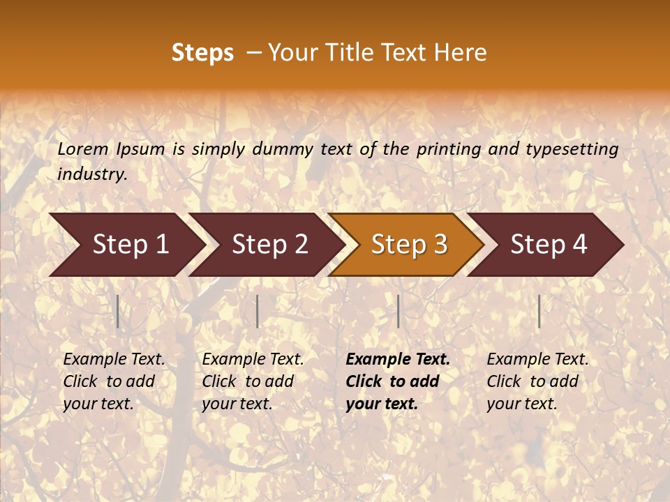 Trees Leaves California PowerPoint Template