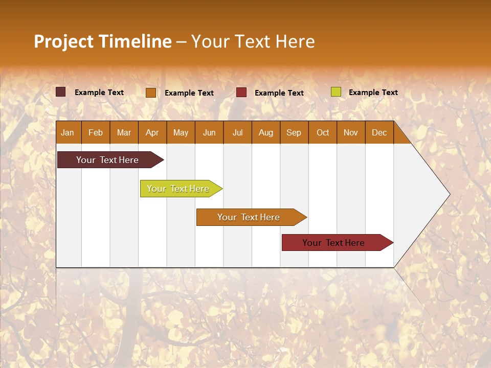Trees Leaves California PowerPoint Template