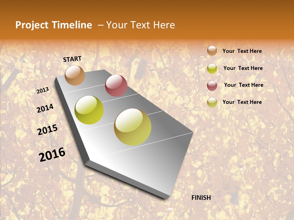 Trees Leaves California PowerPoint Template