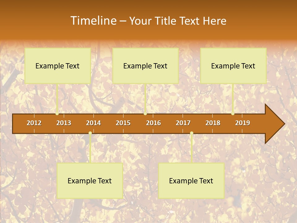 Trees Leaves California PowerPoint Template