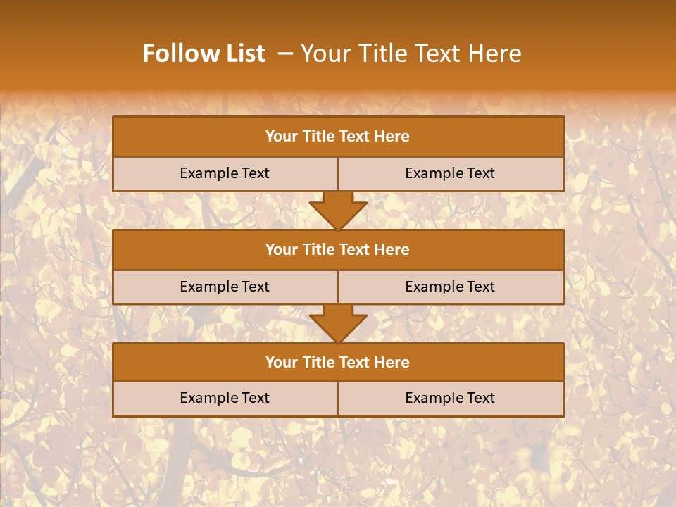 Trees Leaves California PowerPoint Template