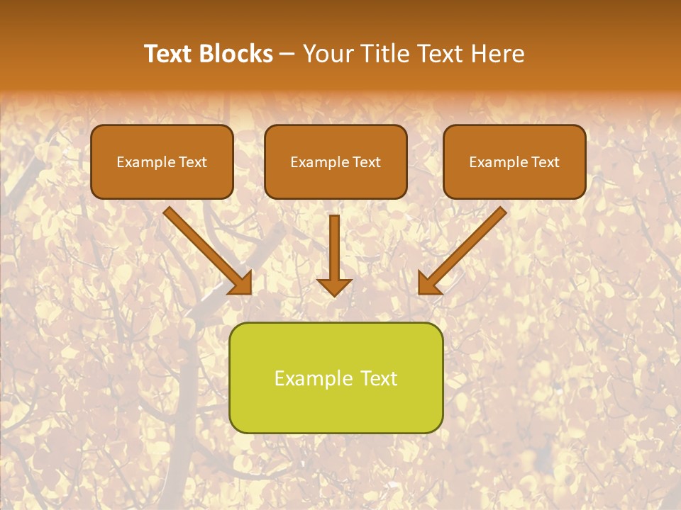 Trees Leaves California PowerPoint Template