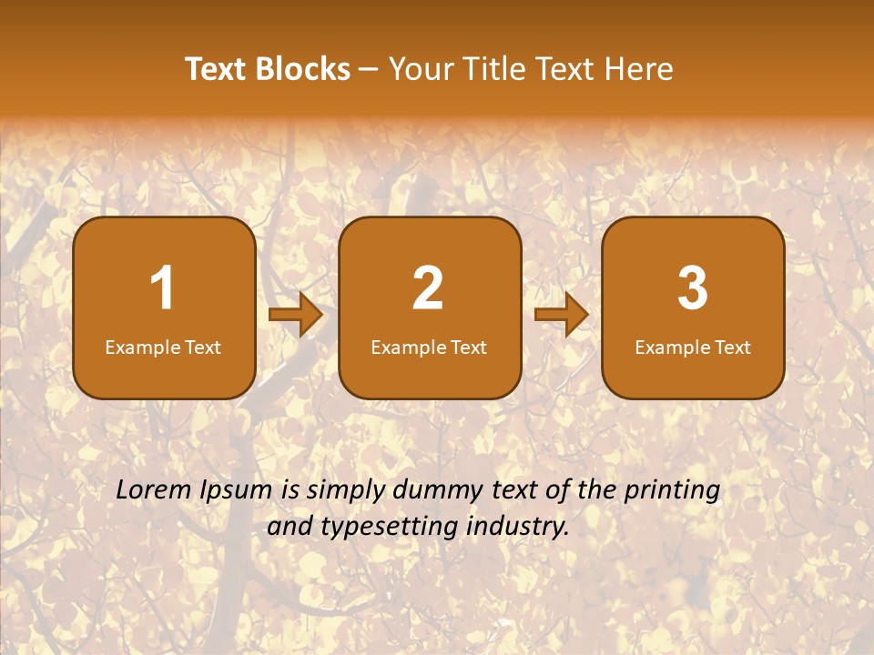 Trees Leaves California PowerPoint Template