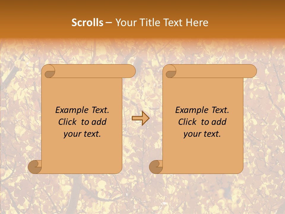 Trees Leaves California PowerPoint Template