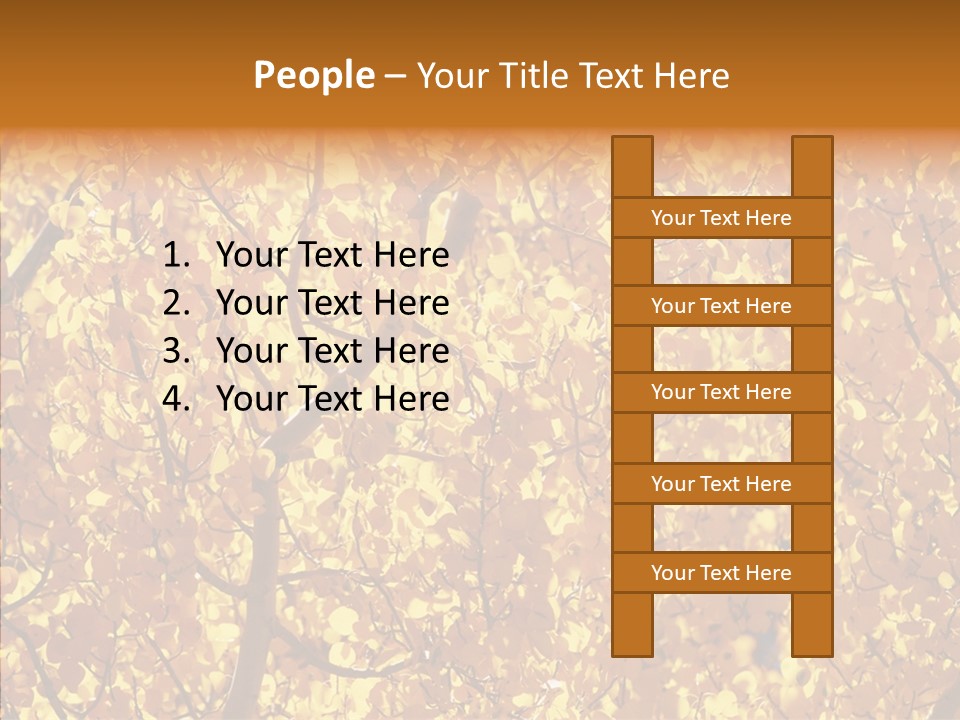 Trees Leaves California PowerPoint Template