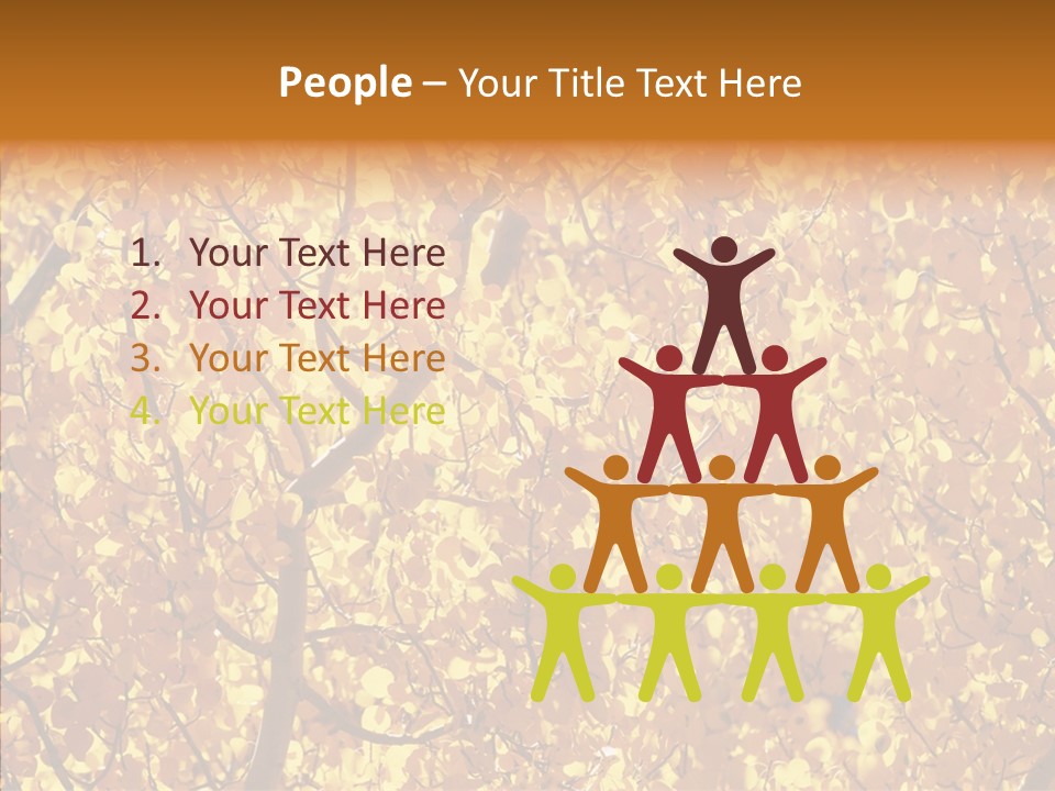 Trees Leaves California PowerPoint Template