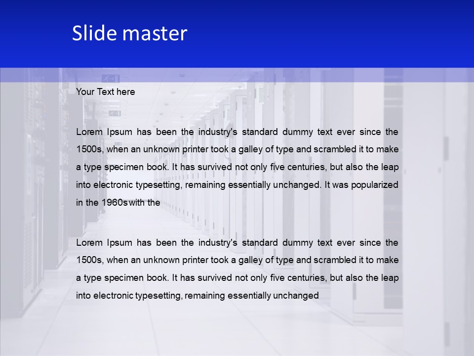 Lan Technology Connection PowerPoint Template