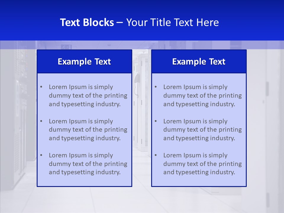 Lan Technology Connection PowerPoint Template
