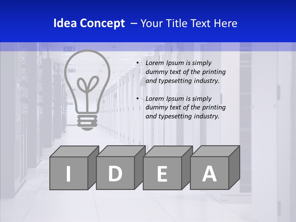 Lan Technology Connection PowerPoint Template