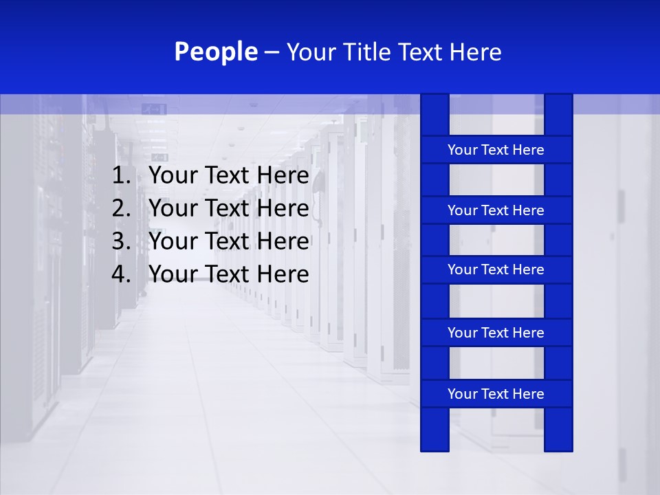 Lan Technology Connection PowerPoint Template