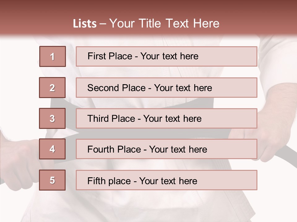 Tae Uniform Sport PowerPoint Template