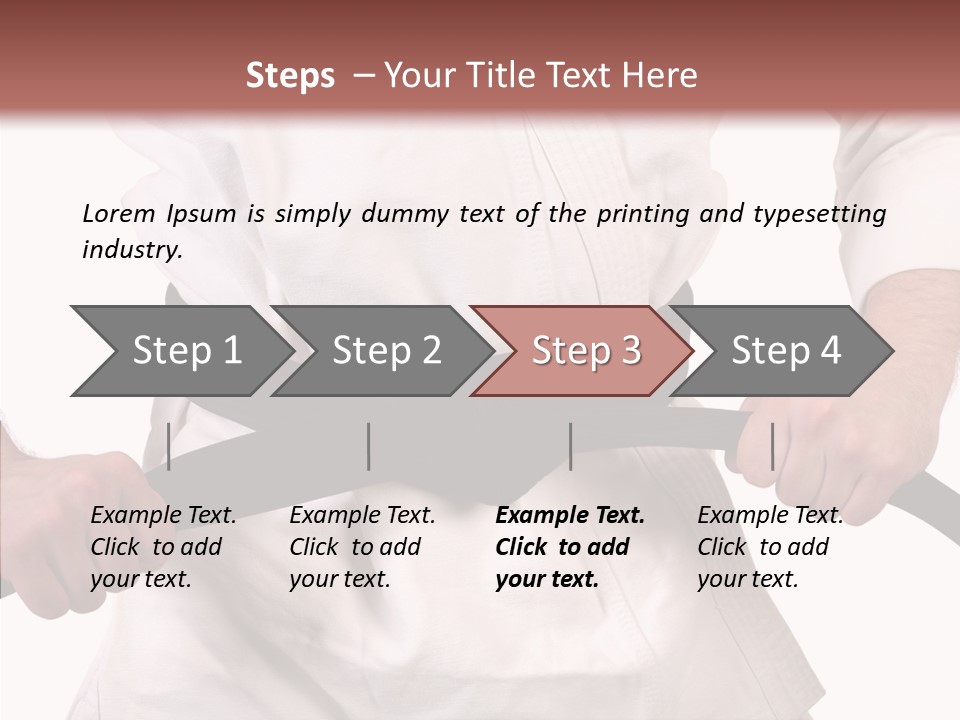 Tae Uniform Sport PowerPoint Template