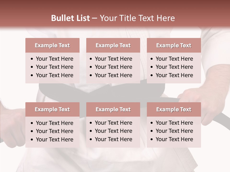 Tae Uniform Sport PowerPoint Template