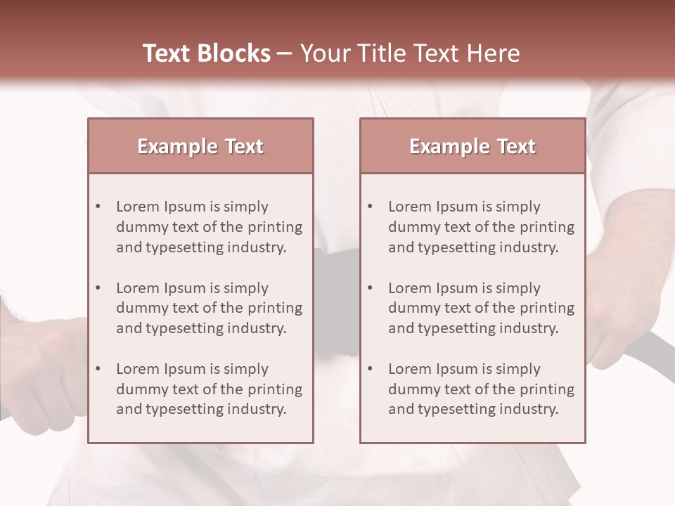 Tae Uniform Sport PowerPoint Template