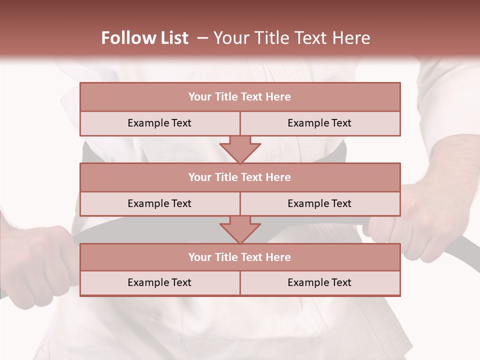 Tae Uniform Sport PowerPoint Template
