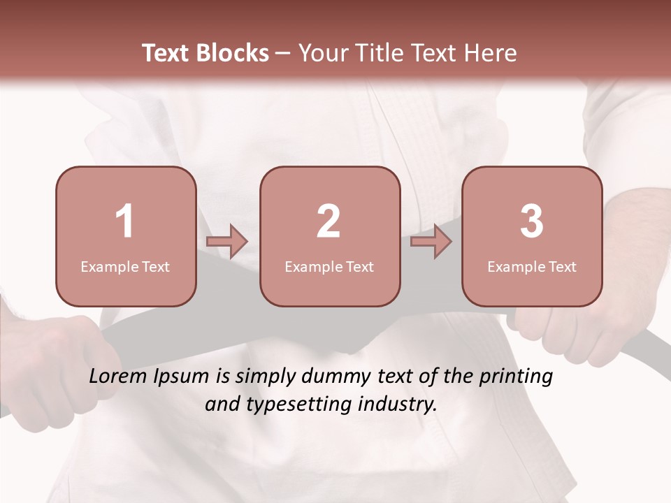 Tae Uniform Sport PowerPoint Template