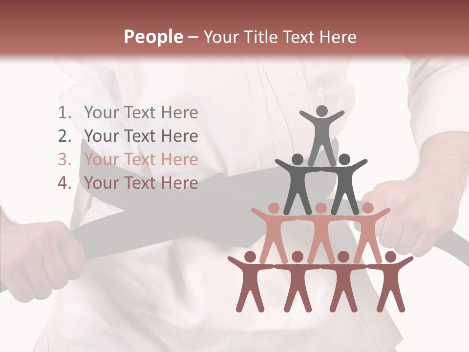 Tae Uniform Sport PowerPoint Template