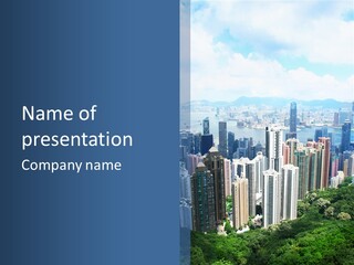 Town Hongkong Kong PowerPoint Template