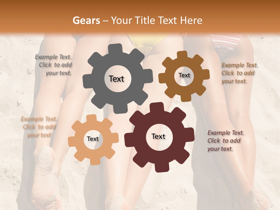 Above Down Feminine PowerPoint Template