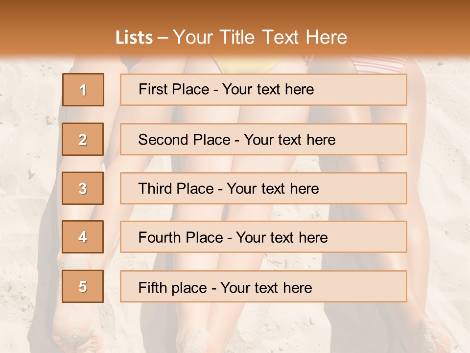 Above Down Feminine PowerPoint Template
