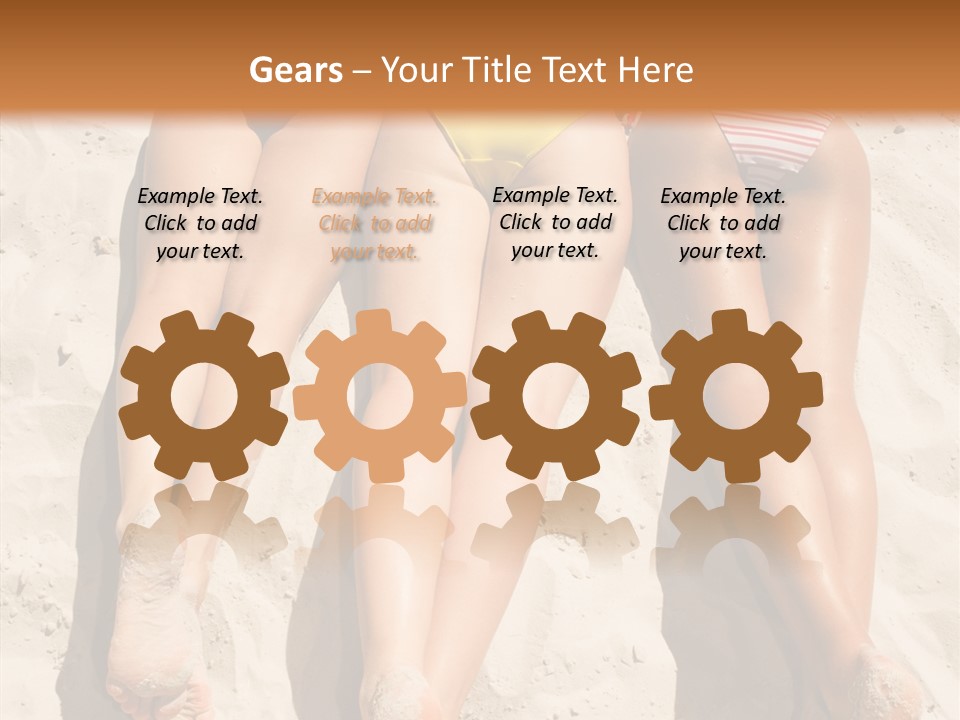 Above Down Feminine PowerPoint Template