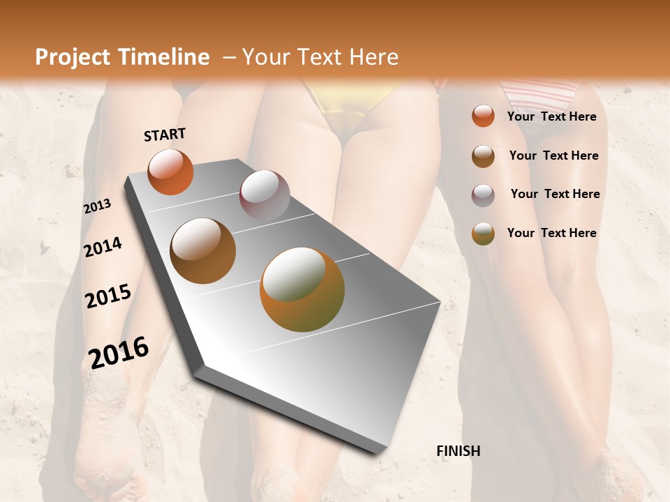 Above Down Feminine PowerPoint Template