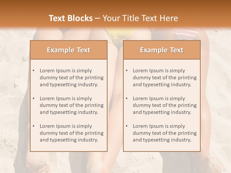 Above Down Feminine PowerPoint Template