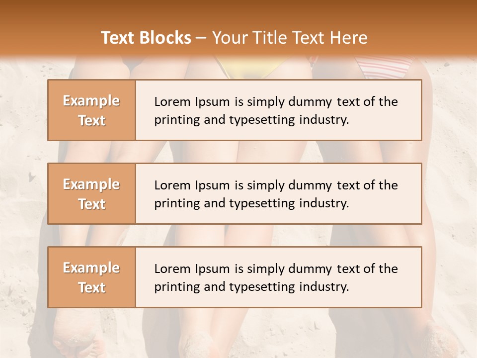 Above Down Feminine PowerPoint Template