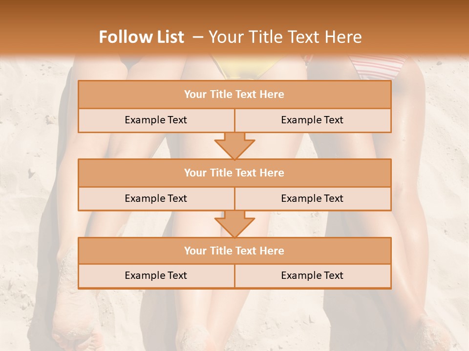 Above Down Feminine PowerPoint Template