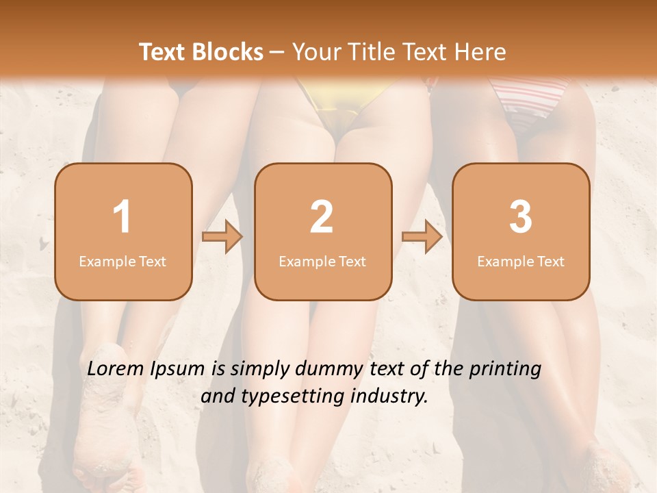 Above Down Feminine PowerPoint Template