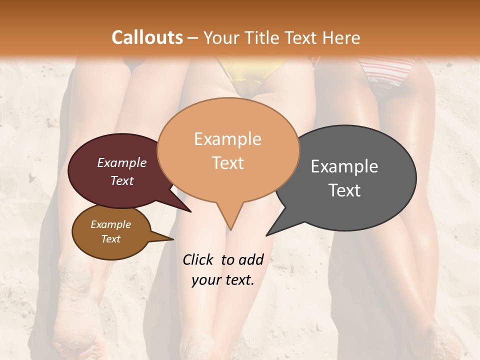 Above Down Feminine PowerPoint Template