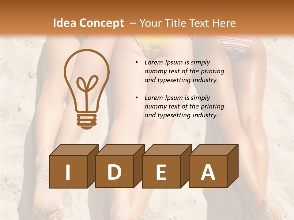 Above Down Feminine PowerPoint Template