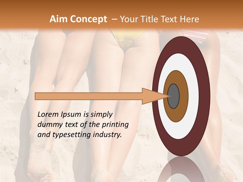 Above Down Feminine PowerPoint Template